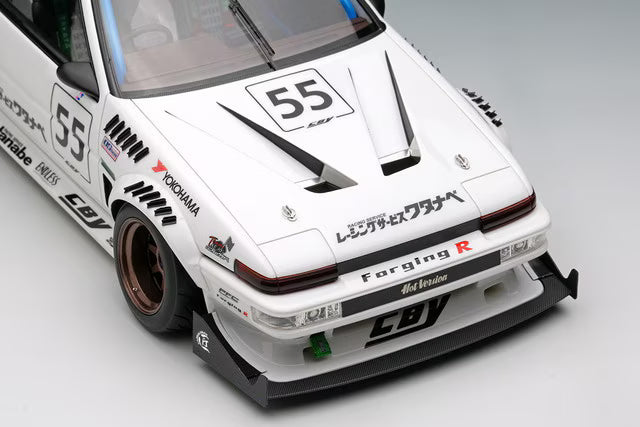[ Pre-order ] EML142 Make Up EIDOLON 1:18 Toyota Crystal Body YOKOHAMA CBY Sprinter Trueno GT-APEX (AE86) (3-Door)