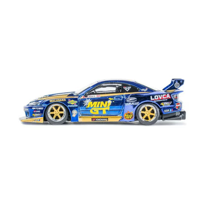 MC141-BLSP TSM MINI-GT 1:64 LB-Super Silhouette S15 Silvia Nissan #555 Liberty Walk 2025 Formula Drift Halloween SP *LBWK Limited Edition Blister Pack