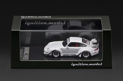 [ Pre-order ] IG4216 ignition model 1:64 RWB 993 White Metallic