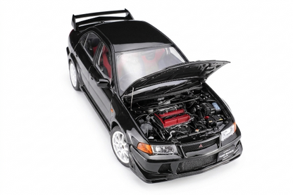 [ Pre-order ] M84303 MOTORHELIX 1:18 Mitsubishi Lancer Evolution VI GSR T.M.E Pyrenees Black