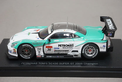 1:43 EBBRO 44277 PETRONAS TOM'S SC430 Super GT500 Winner 2009 #36 model car