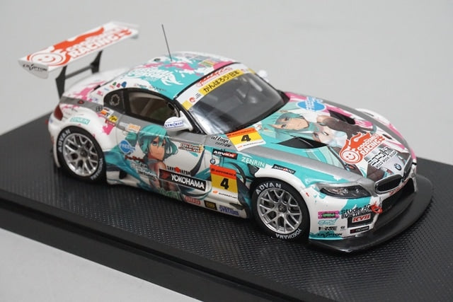 1:43 EBBRO Hatsune Miku Good Smile BMW Z4 Super GT 2011 #4 model car