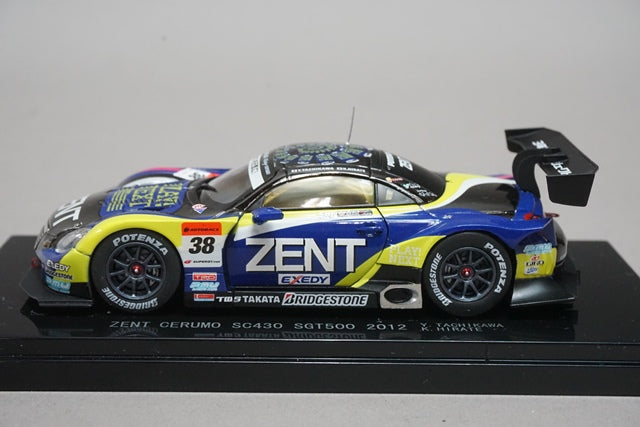 1:43 EBBRO 44736 ZENT CERUMO SC430 Super GT 500 2012 #38 model car