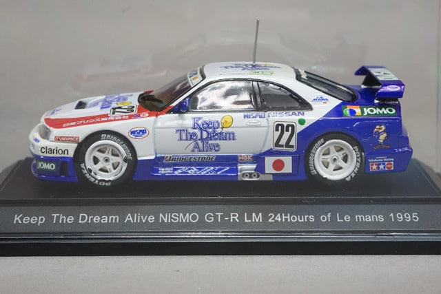 1:43 EBBRO 43359 KeepThe Dreams Alive NISMO GT-R LM 24h 1995 #22 model car