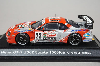 1:43 EBBRO 43391 Nissan NISMO GT-R V6 Suzuka 1000km 2002 #23