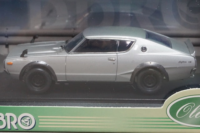 1:43 EBBRO 43558 Nissan Skyline GT-R KPGC110 1973 Silver