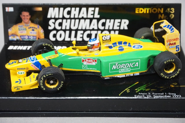 1:43 MINICHAMPS MSC430009 Benetton Ford B193B Portugal M.Schumacher 1993 #5