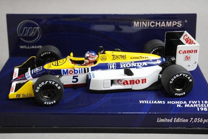 1:43 MINICHAMPS 400870005 Williams Honda FW11B N.Mansell 1987 #5