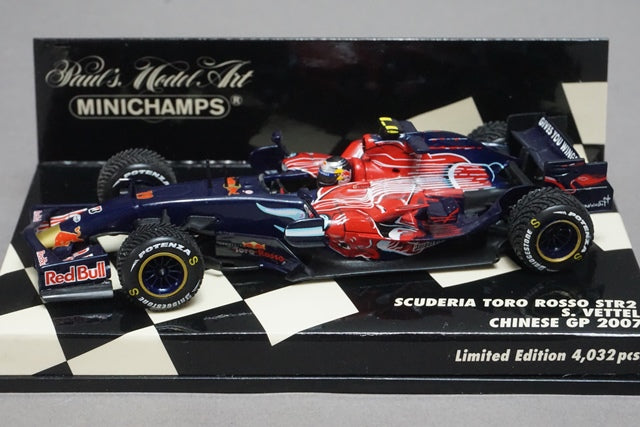 1:43 MINICHAMPS 400070119 Scuderia Toro Rosso STR2 China GP 2007 #19 S.Vettel