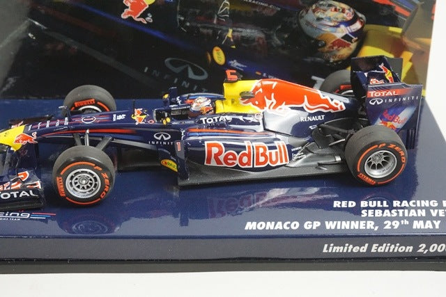1:43 MINICHAMPS 413110401 Red Bull Racing RB7 Monaco GP 2011 #1 model car