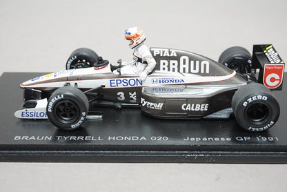 1:43 SPARK SS05 Braun Tyrrell Honda 020 Japanese GP Suzuka Legend Satoru Nakajima 1991 #3