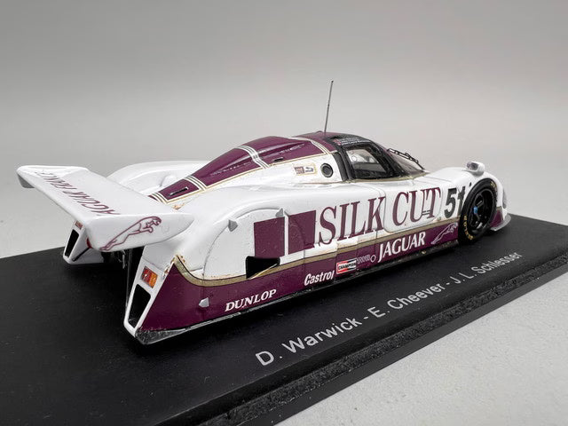 1:43 Spark S0755 Jaguar XJR6 Le Mans 24H 1986 #51 Silk Cut