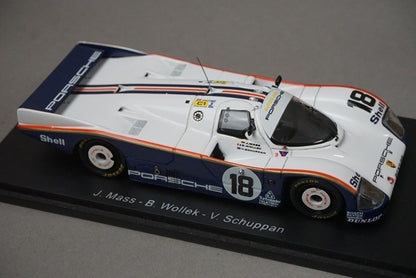 1:43 SPARK S0943 Porsche 962 C Le Mans 1987 #18 model car