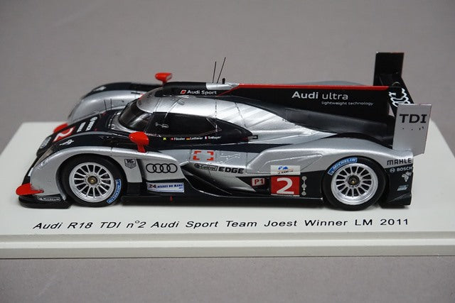 1:43 SPARK 43LM11 Audi R18 TDI Audi Sport Team Joest Le Mans Win 2011 #2