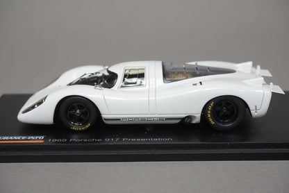 1:43 SPARK Endurance-info Special Order Porsche 917 Presentation 1969 White 40th Anniversary