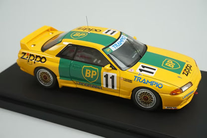 1:43 HPI 8077 Nissan Skyline BP Oil TRAMPIO GT-R JTC 1993 #11 TRAMPIO model car