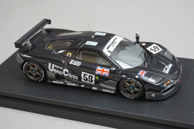 1:43 HPI 8257 McLaren F1 GTR Le Mans Winner 1995#59 Ueno Clinic model car