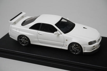 1:43 HPI 8396 iiado Company Custom Mirage Nissan Skyline GT-R V-spec II Nurburgring (R34) White