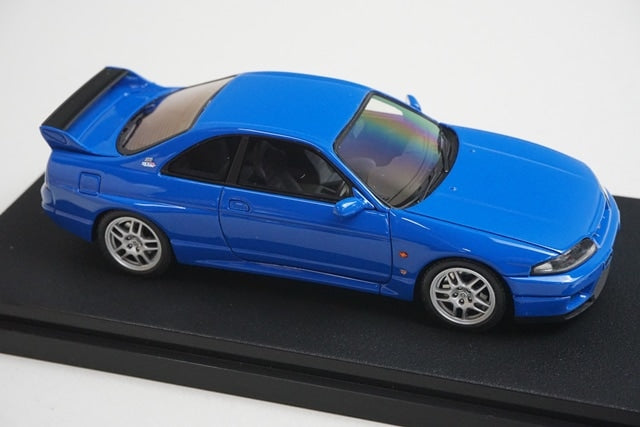 1:43 HPI 8385 MIRAGE Nissan Skyline GT-R V-Spec LM (R33) Champion Blue model car