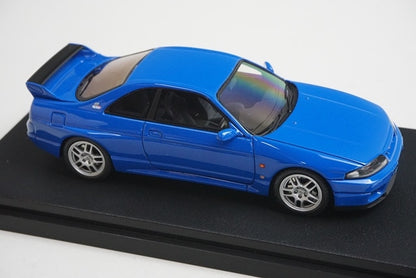 1:43 HPI 8385 MIRAGE Nissan Skyline GT-R V-Spec LM (R33) Champion Blue model car