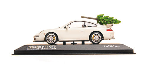 [ Back-order ] MINICHAMPS 400065405 1:43 Porsche 911 GT3 2006 White Christmas Tree model car