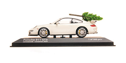 [ Back-order ] MINICHAMPS 400065405 1:43 Porsche 911 GT3 2006 White Christmas Tree model car