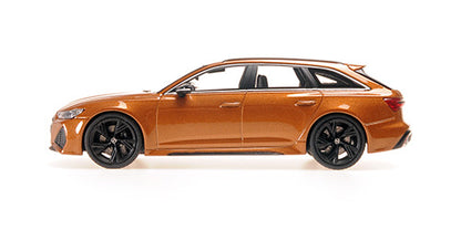 [ Back-order ] MINICHAMPS 410018018 1:43 Audi RS 6 Avant 2019 Brown Metallic model car