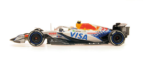 [ Back-order ] MINICHAMPS 417250222 1:43 Visa VCARB02 Yuki Tsunoda Chinese GP 2025 model car