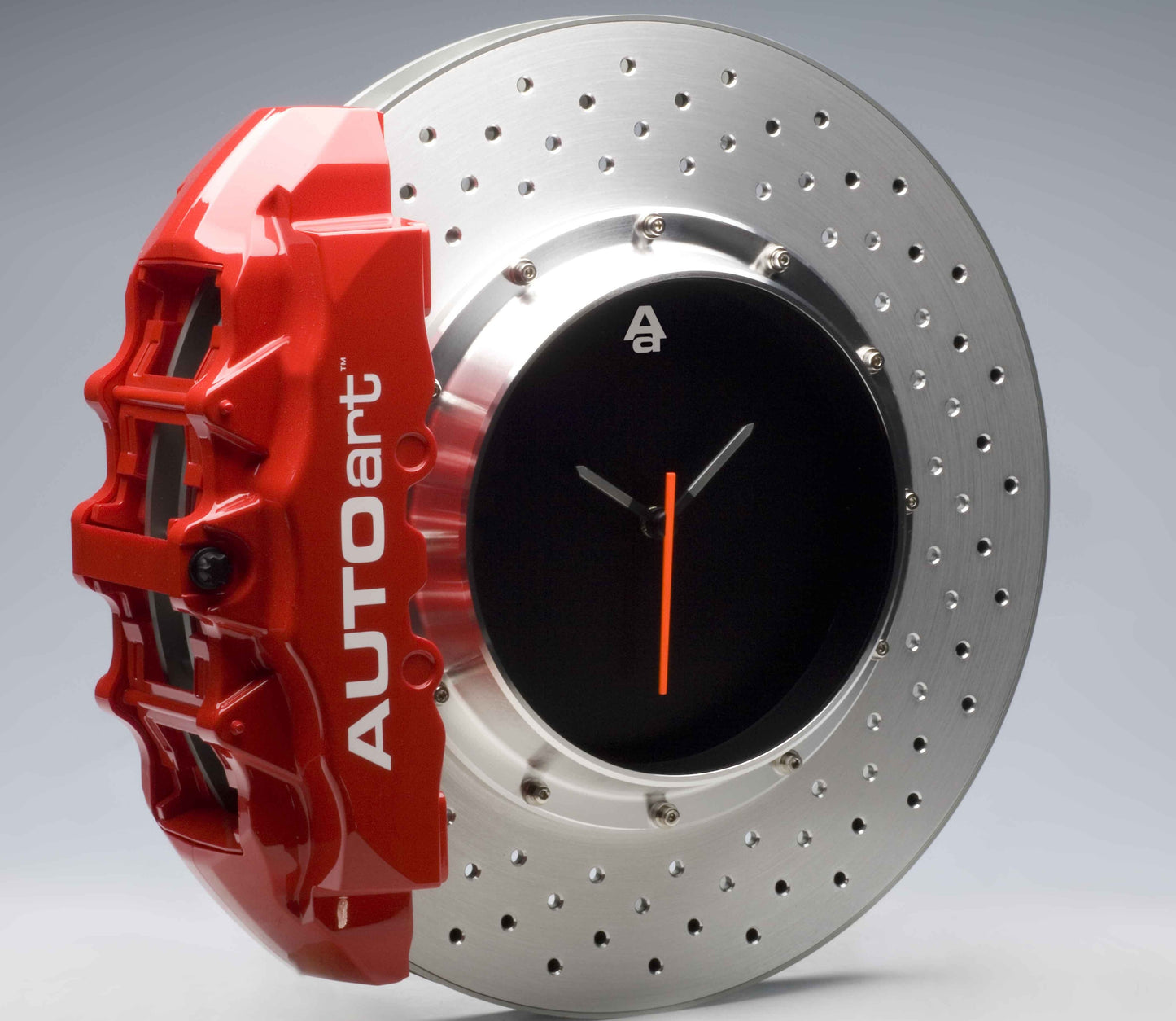 [ Back-order ] AUTOart 41001 Brake disk clock 8-pot red caliper 38cm x 3.5cm