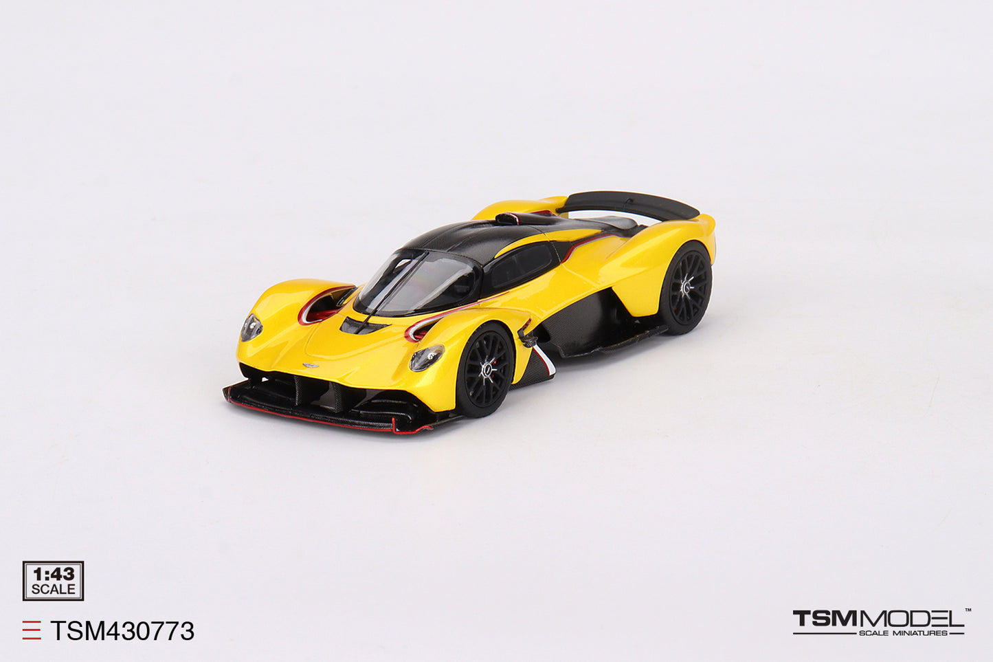 [ Back-order ] TSM TSM430773 1:43 Aston Martin Valkyrie Sunburst Yellow model car