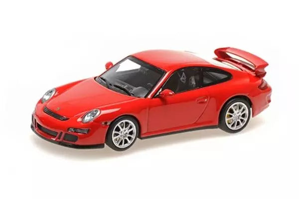 [ Back-order ] MINICHAMPS 400065404 1:43 Porsche 911 GT3 2006 Red model car