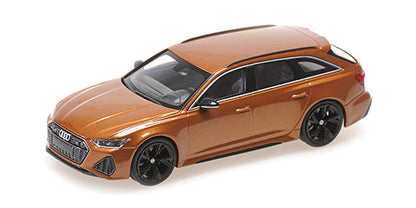 [ Back-order ] MINICHAMPS 410018018 1:43 Audi RS 6 Avant 2019 Brown Metallic model car