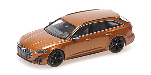 [ Back-order ] MINICHAMPS 410018018 1:43 Audi RS 6 Avant 2019 Brown Metallic model car