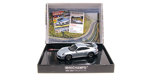 [ Back-order ] MINICHAMPS 410062025 1:43 Porsche 911 (991) GT3 2012 Silver Sports O model car