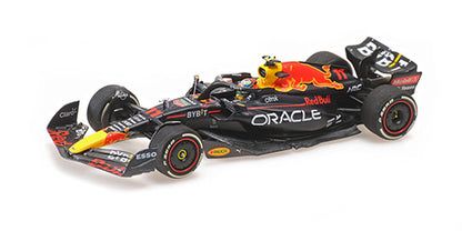 [ Back-order ] MINICHAMPS 417221411 1:43 ORACLE RB18 Perez Belgium GP 2022 2nd place model car