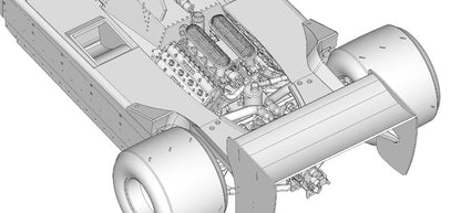 [Back-order] Model Factory HIRO K352 1:43 Lotus Type79 1978 Ver.B 1978 Rd12 Austrian GP /Rd13 Dutch GP / Rd14 Italian GP Multi-Material Kit MFH