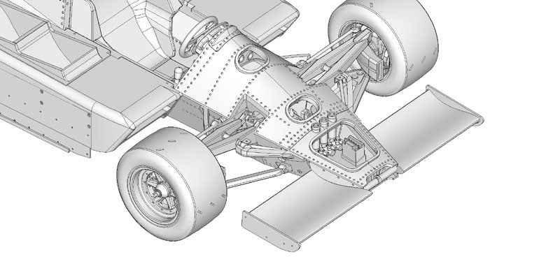 [Back-order] Model Factory HIRO K351 1:43 Lotus Type79 1978 Ver.A 1978 Rd.8 Swedish GP / Rd9 French GP Multi-Material Kit MFH