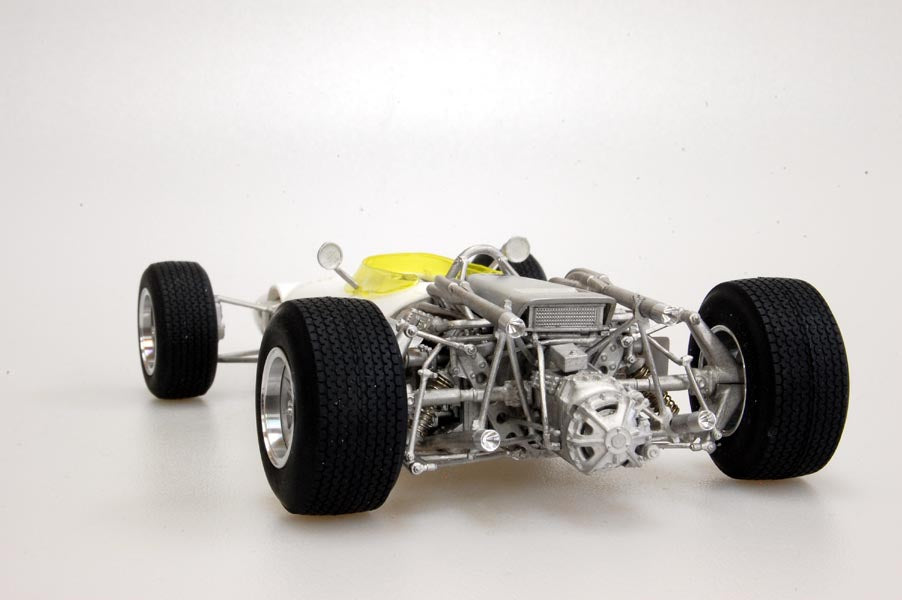 [Back-order] Model Factory HIRO K316 1:20 LOTUS Type43 1966 Rd.7 Italian GP / Rd.8 U.S. GP MFH1956 Rd.4 Belgian GP #20 A.Pilette #8 P.Collins Fulldetail Kit