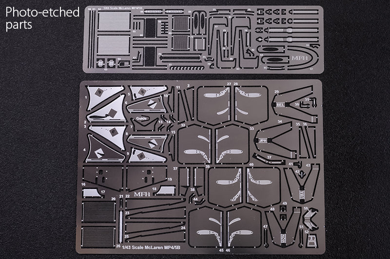 [Back-order] Model Factory HIRO K546 1:43 McLaren MP4/5B Ver.A 1990 Rd.1 U.S.A.GP / Rd.4 Monaco GP Multi-Material Kit MFH