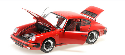 [ Back-order ] MINICHAMPS 100063021 1:18 Porsche 911 Carrera 1983 Red model car