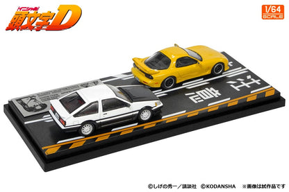 [ Back-order ] MODELER'S MD64210 1:64 Initial D Set Vol. 10 Keisuke Takahashi RX-7 FD3S & Wataru Akiyama Levin AE86 Diecast model car