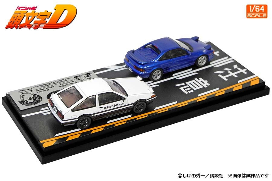 [ Back-order ] MODELER'S MD64215 1:64 Initial D Set Vol. 15 Kai Kogashira MR2 SW20 & Takumi Fujiwara Trueno AE86 Diecast model car