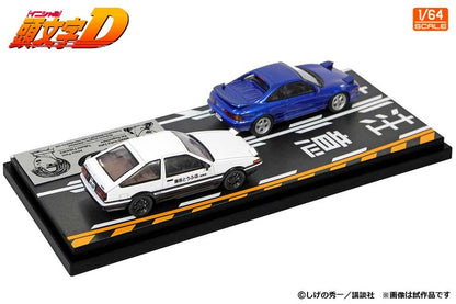 [ Back-order ] MODELER'S MD64215 1:64 Initial D Set Vol. 15 Kai Kogashira MR2 SW20 & Takumi Fujiwara Trueno AE86 Diecast model car
