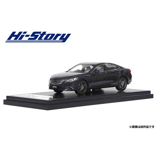 [ Back-order ] Hi-Story HS137BK 1:43 MAZDA ATENZA SEDAN 2016 Jet Black Mica Diecast model car