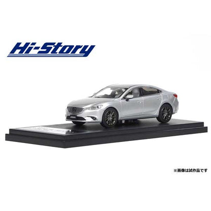 [ Back-order ] Hi-Story HS137SL 1:43 MAZDA ATENZA SEDAN 2016 Sonic Silver Metallic Diecast model car
