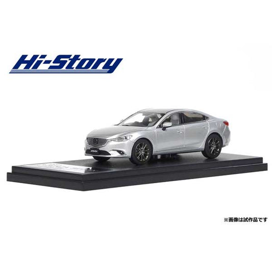 [ Back-order ] Hi-Story HS137SL 1:43 MAZDA ATENZA SEDAN 2016 Sonic Silver Metallic Diecast model car