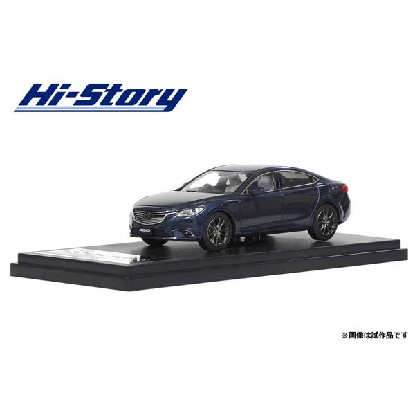 [ Back-order ] Hi-Story HS137DB 1:43 MAZDA ATENZA SEDAN 2016 Deep Crystal Blue Mica Diecast model car