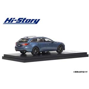 [ Back-order ] Hi-Story HS138BL 1:43 MAZDA ATENZA WAGON 2016 Blue Reflex Mica Diecast model car