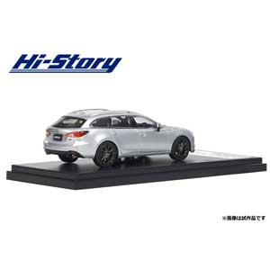 [ Back-order ] Hi-Story HS138SL 1:43 MAZDA ATENZA WAGON 2016 Sonic Silver Metallic Diecast model car