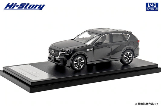 [ Back-order ] Hi-Story HS416BK 1:43 MAZDA CX-60 XD-HYBRID Premium Modern 2022 Jet Black Mica Diecast model car